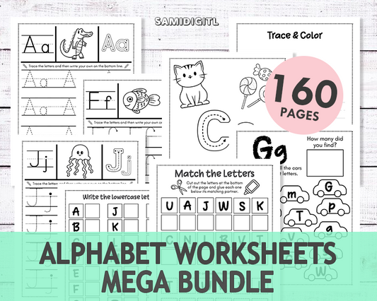 Alphabet Worksheets Printable-SamiDigital